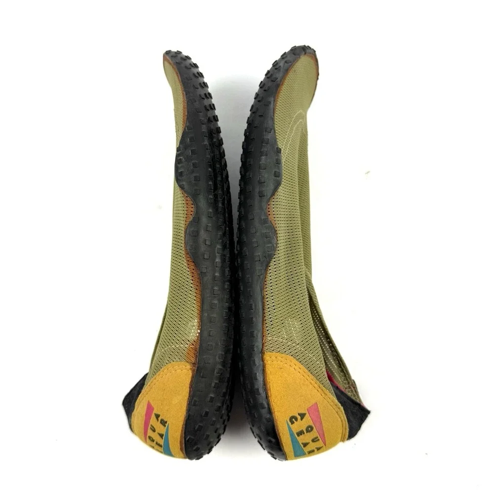 Nike Aqua Gear Mens‎ Shoes 8 Olive Green Water Slip On Vintage 90's